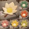 Flower Cushion Plush Toy Knitted Design For Home Office Bedding Girl Gift Doll