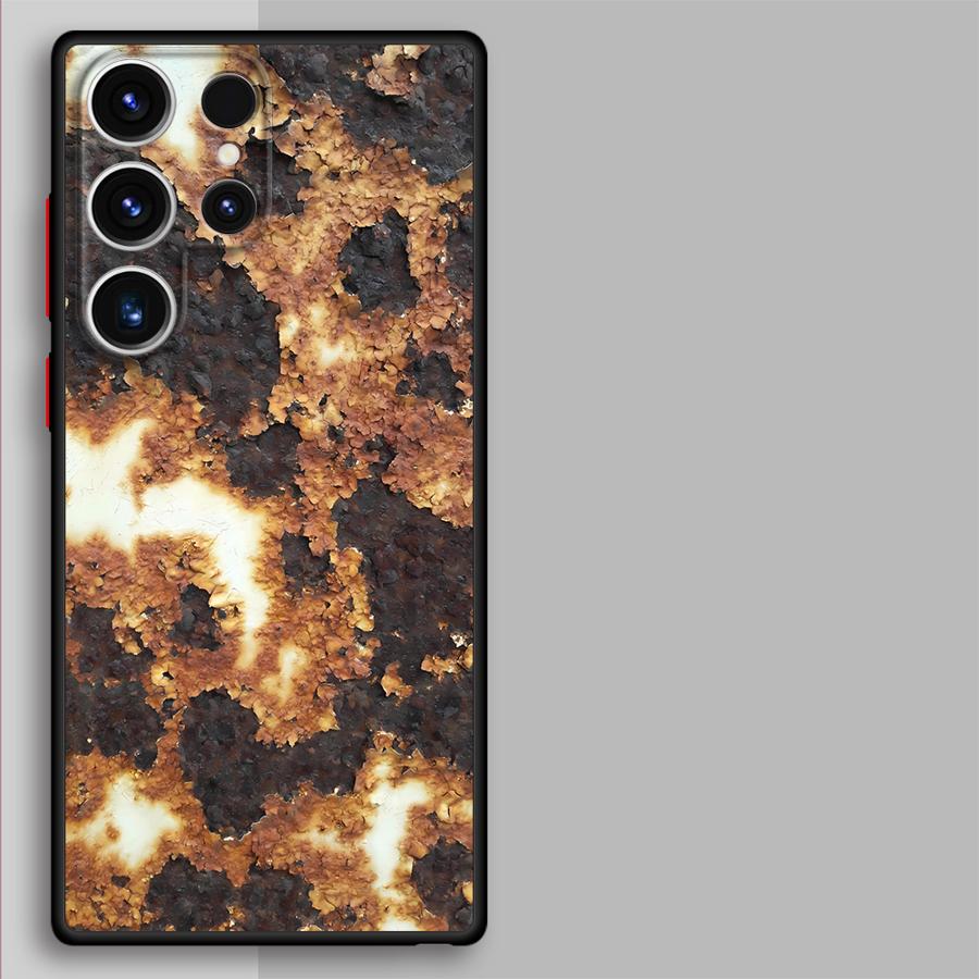 

Ретро-чохол зі дизайном іржі для Samsung Galaxy S25 Edge S23 Ultra S21 S24 FE S22 Plus S10 S20 S9 Задня кришка телефону Galaxy S23 Ultra