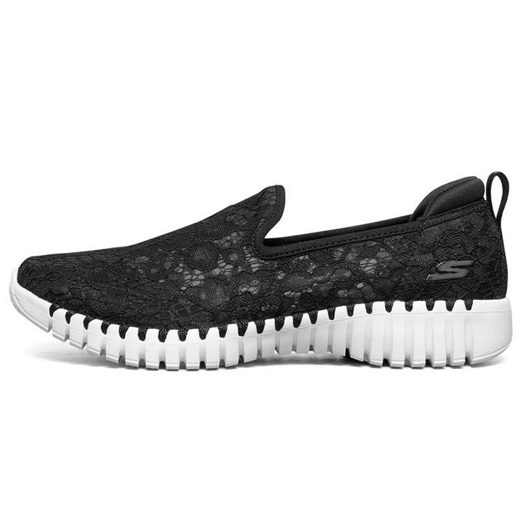 (WMNS) Skechers Go Walk Smart Lazy Shoes Black Women s 124165-BKW EU 38