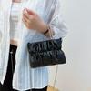 2025 Summer New Trend Celebrity Party Pleated Cloud Chain Crossbody Rhinestone Handheld Shoulder Bag Women