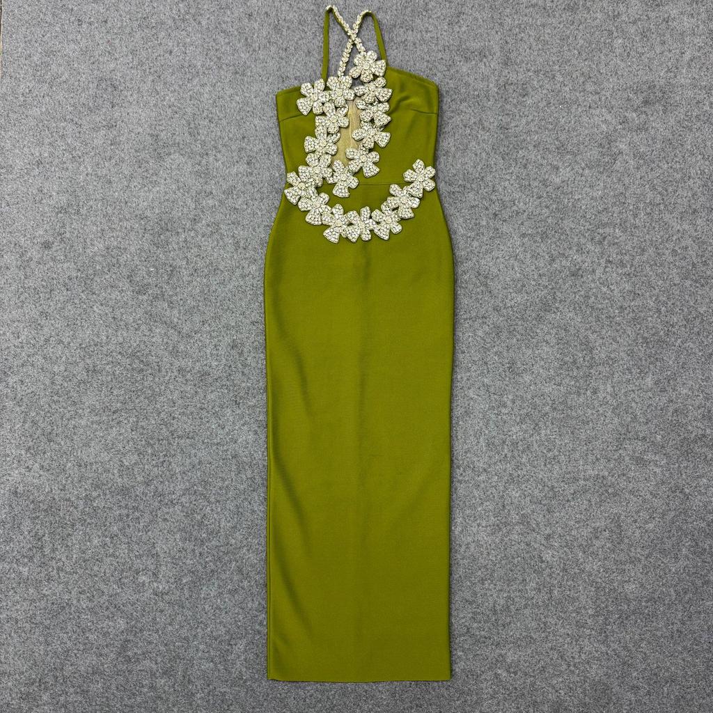 Novo Vestido de Noite Sexy Bodycon Bandagem Estilo Europeu e Americano para Comércio Exterior