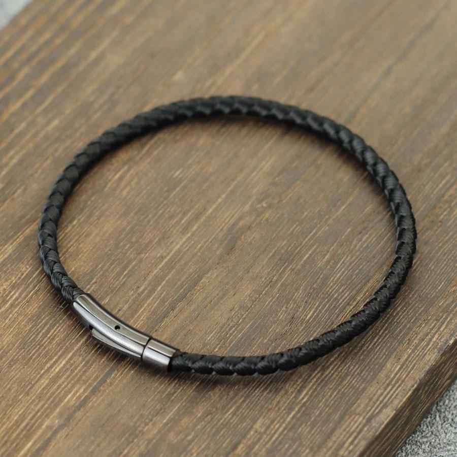 Fashion Grade A Keel Rope Bracelet Unisex Stainless Steel Buckle Wrap Braslet Leisure Pulseira Friendship Braclet Fabric Joias