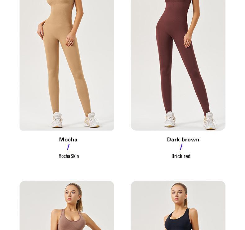 Women's Breathable High-Elastic One-Piece Yoga Jumpsuit for Outdoor and Fitness Activities