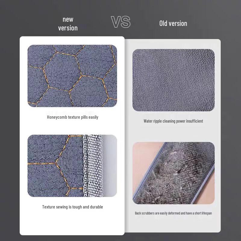 Exfoliating Bath Mitt and Back Scrubber Set