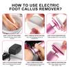 Electric Foot Callus Remover Foot Care File Heels Dead Skin Pedicure Tool Electronic Foot Grinder and Replacement Sandpaper