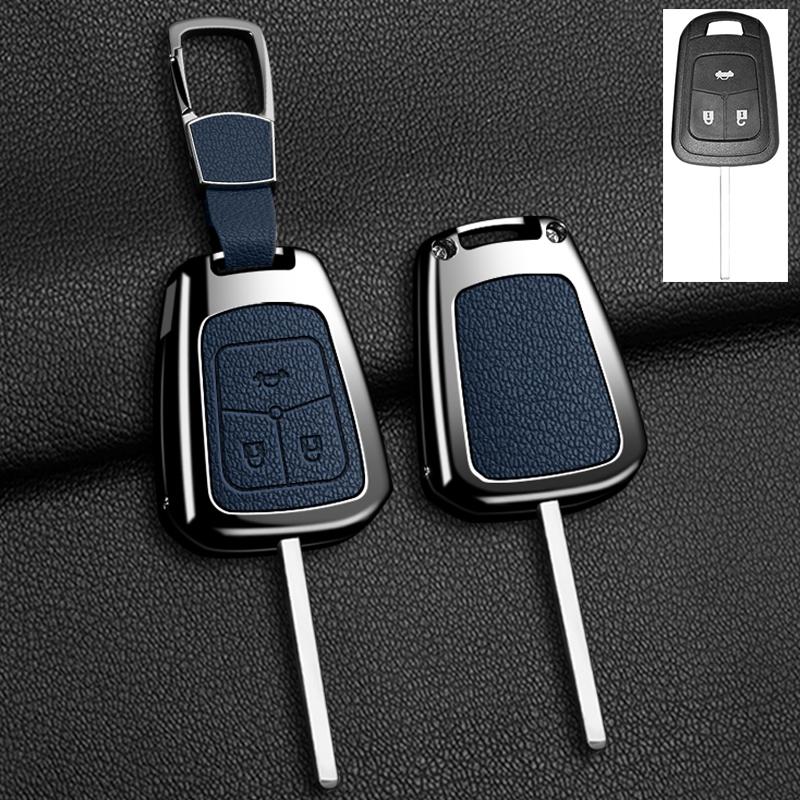 Metal Car Key Case Cover For Chevrolet Malibu Blazer Traverse Seeker Onix Equino Volt Bolt Trax Orlando Cruze Spark Sonic Camaro