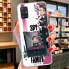 Anime Spy Family Anya Cover Phone Case For Samsung Galaxy A12 A22 A32 A52 A72 A02S Phone Case Note 20 Ultra 10 S10 Plus A51 A71