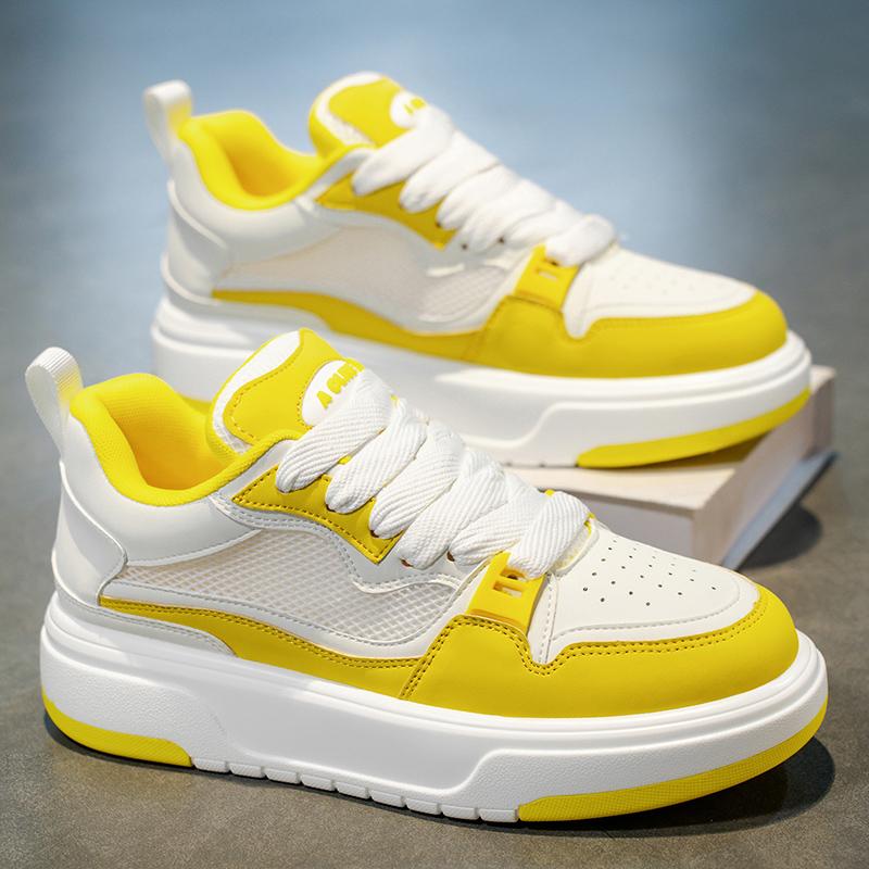 Herr Casual Fyra Säsonger Mode Studenter Bekväma Sneakers Pojkar Trendiga Mjuka Sula Andningsbara Skor