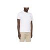 STONE ISLAND Logo Patch T-Shirt White Men Tops 801523757-A0001