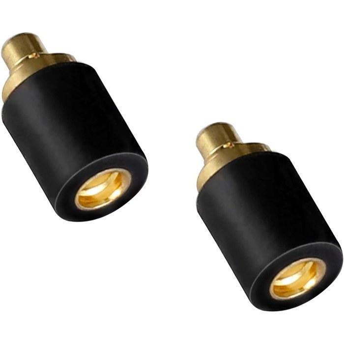 okcsc MMCX to MMCX Adapter Kit SE Series - Male to Female, 2-Pack, Black