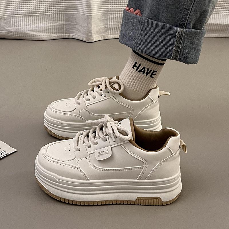 

Niche spring women s new shoes casual shoes muffin sports shoes popular little white shoes versatile year thick sole 40