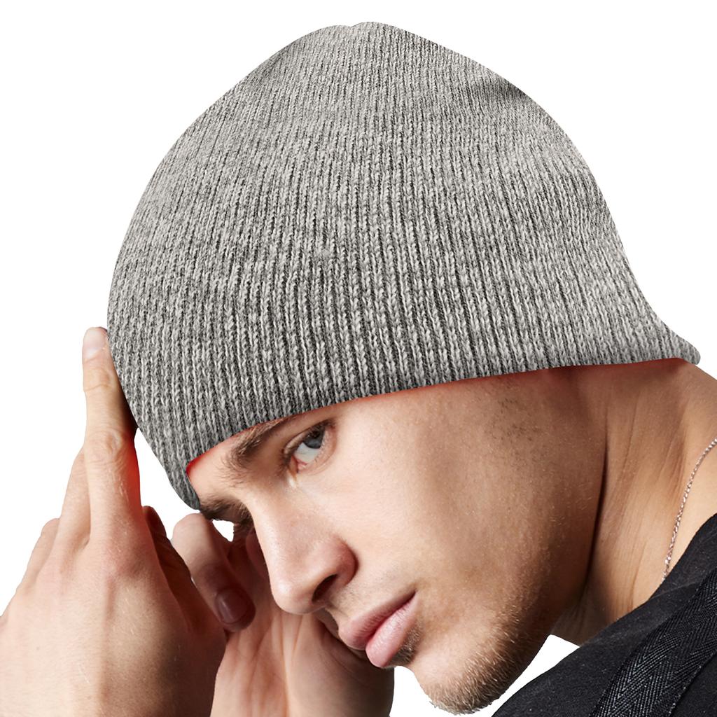 Beechfield Plain Basic Knitted Winter Beanie Hat