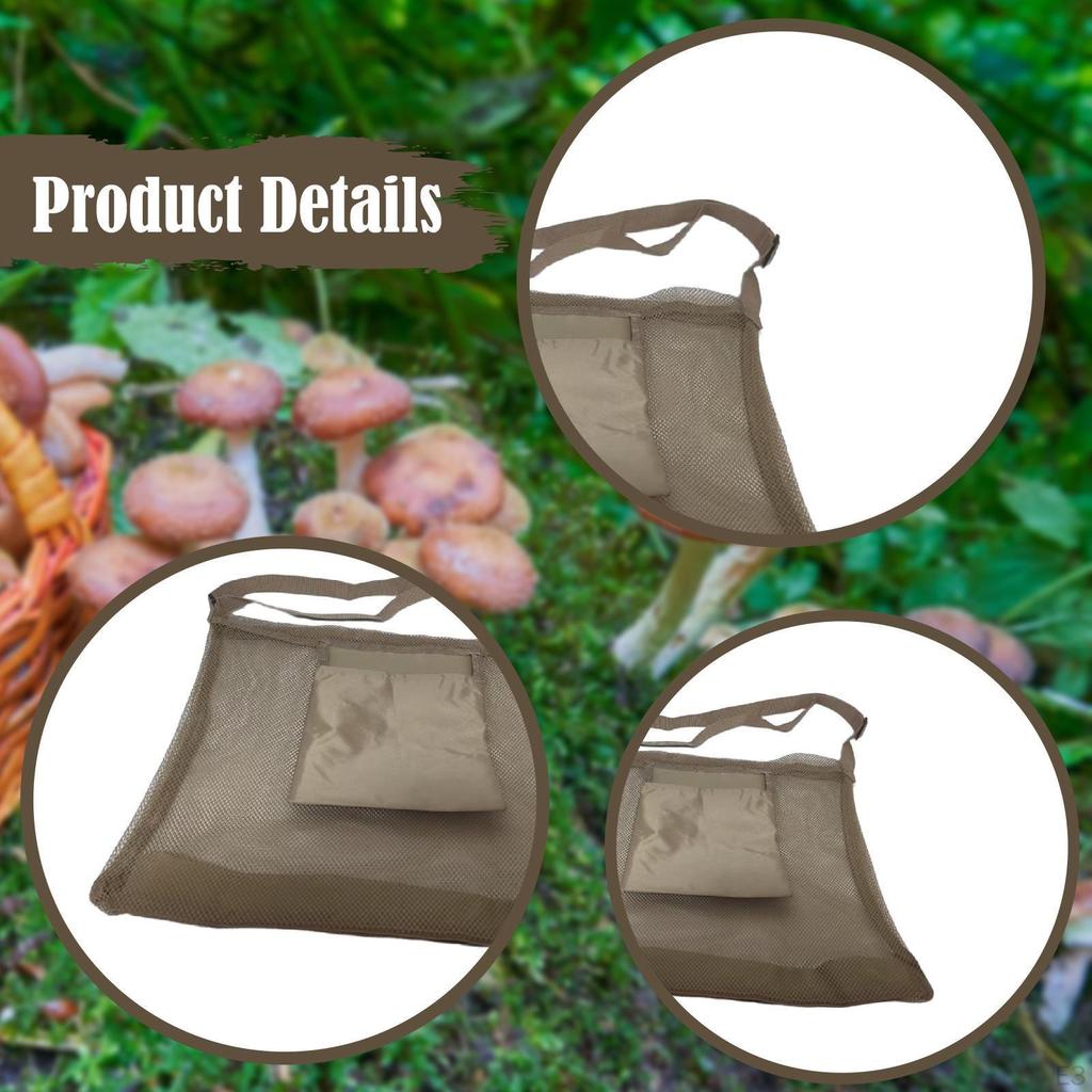 Sammeltasche Jagd Verstellbarer Riemen Netz Erntebeutel Fruchterntekorb für Camping
