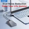 EAGET Dual-Disk Portable Hard Drive - Expand Storage, Boost PC Speed, Plug and Play for PC, Mac, Android