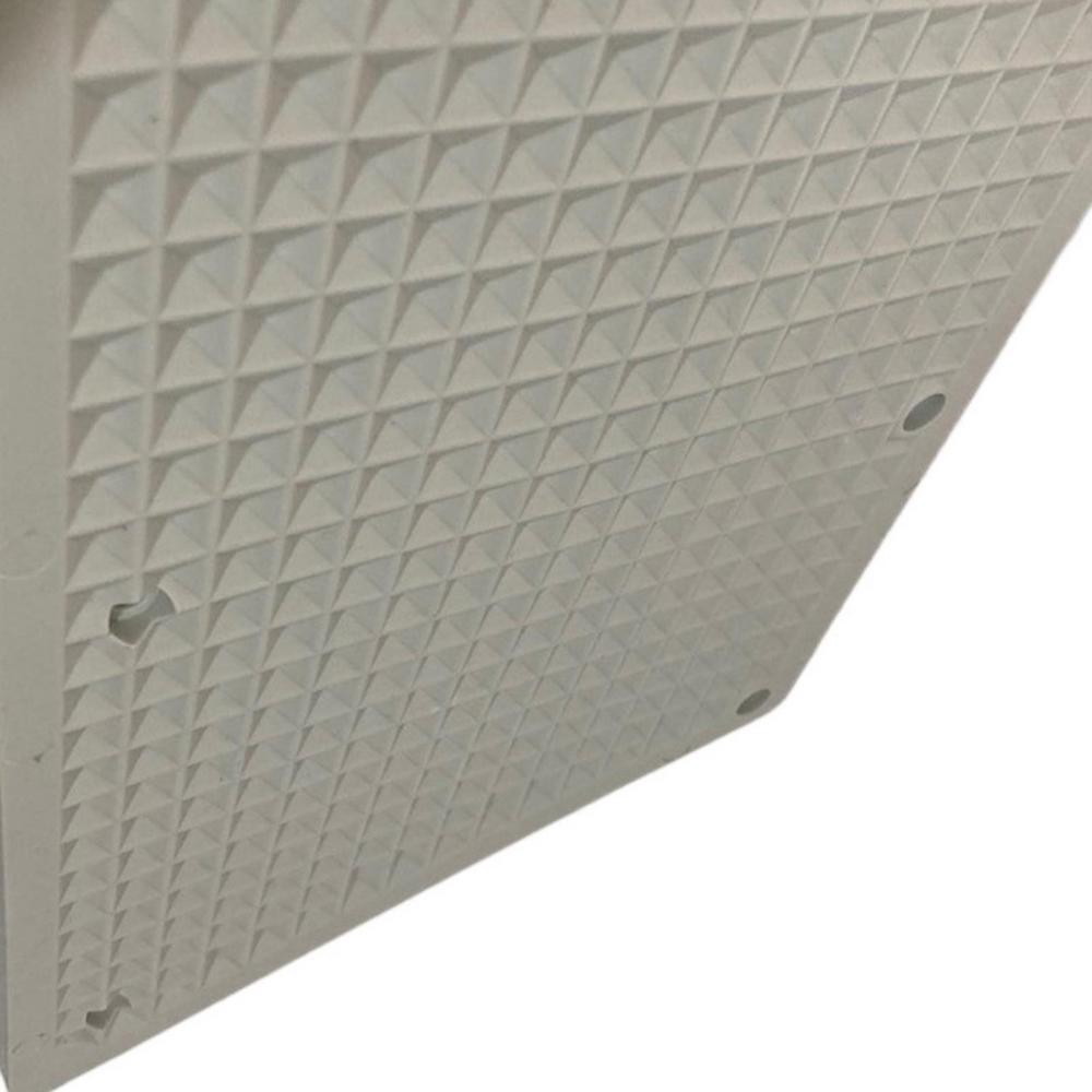 Outboard Engine Bracket PVC Bracket For Motor Transom Mounting Grid Design Trapezoidal PVC Pad Rust Resistant Transom Plate For