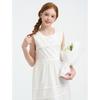 Montagut Girls' Summer Sleeveless Cotton Dress