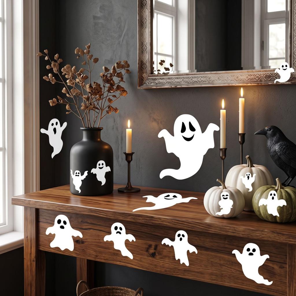 Halloween Stickers 12 Pack for Decorations House Party Supplies