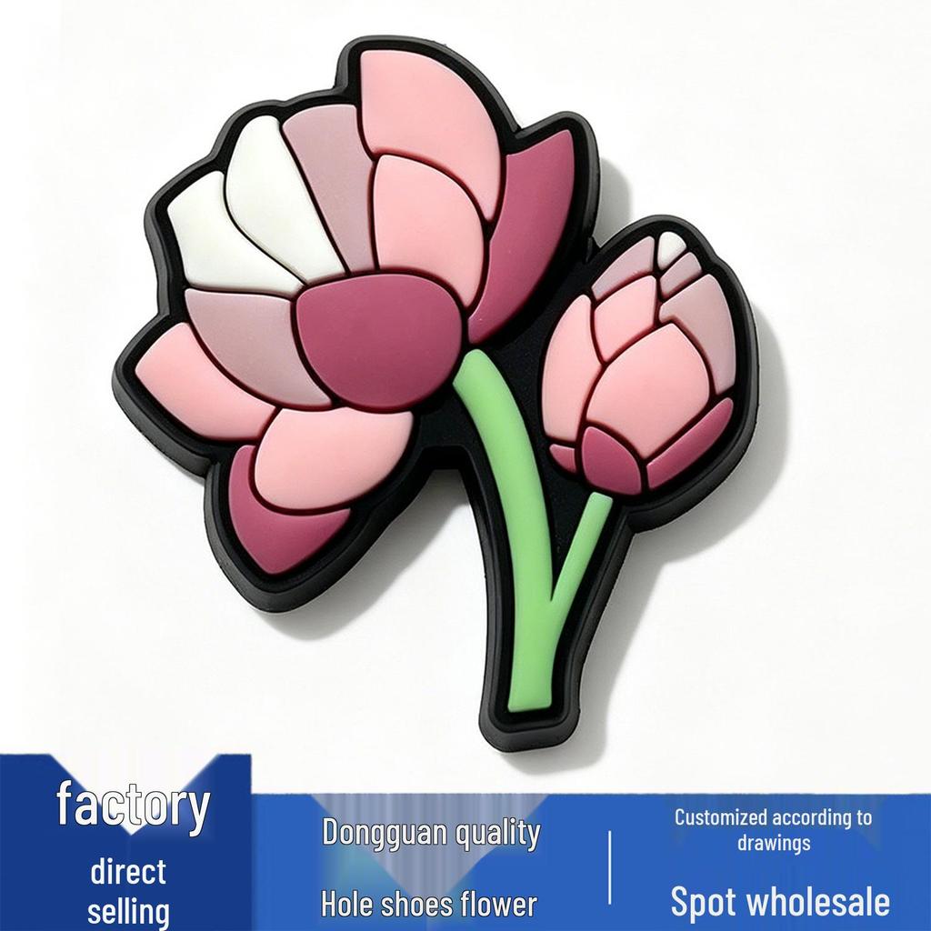 Neue Süße Blumen-PVC-Schuhanhänger für Crocs - Vielseitige und Stilvolle Dekorationen