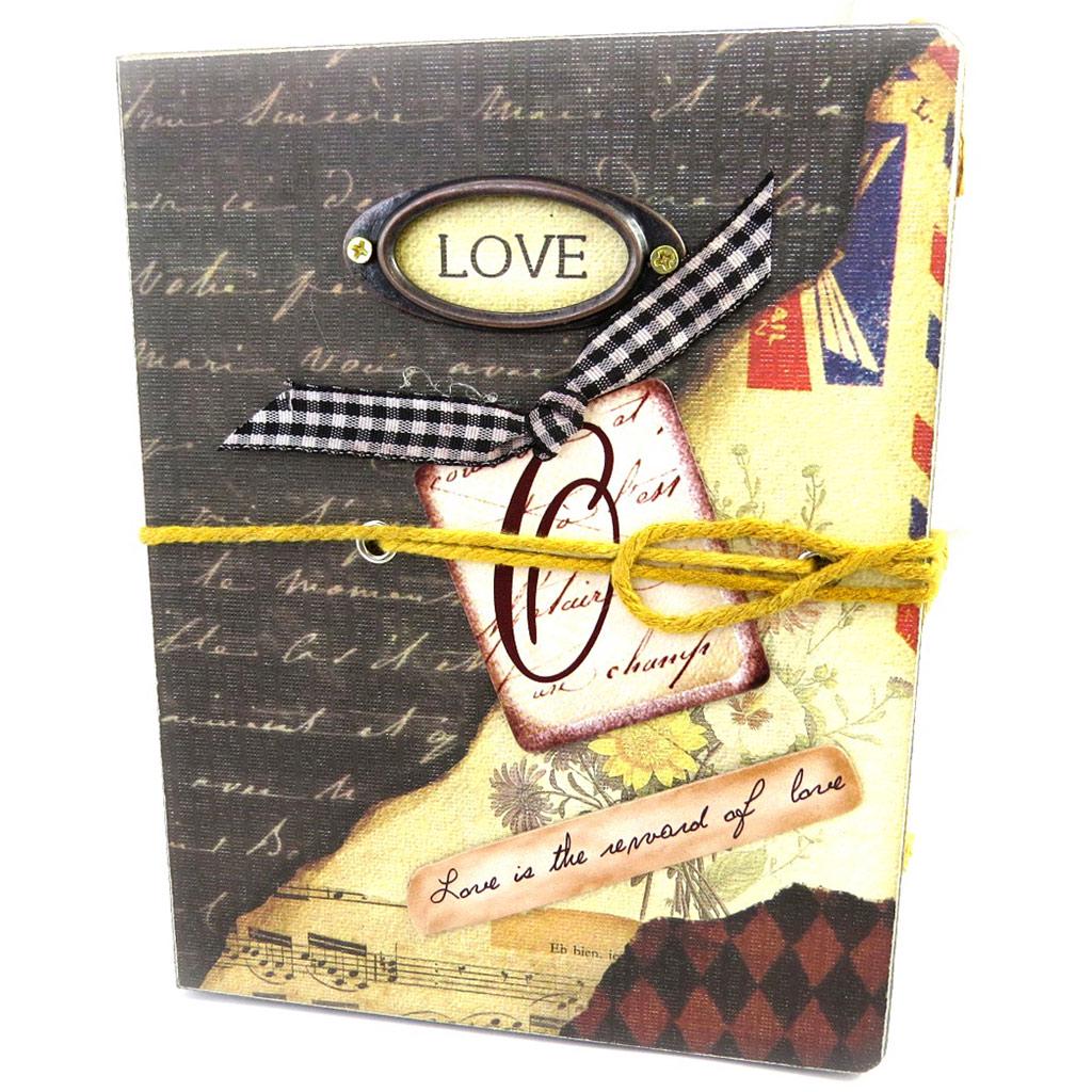 Les Trésors De Lily [M0858] - Vintage 'Love' Travel Journal
