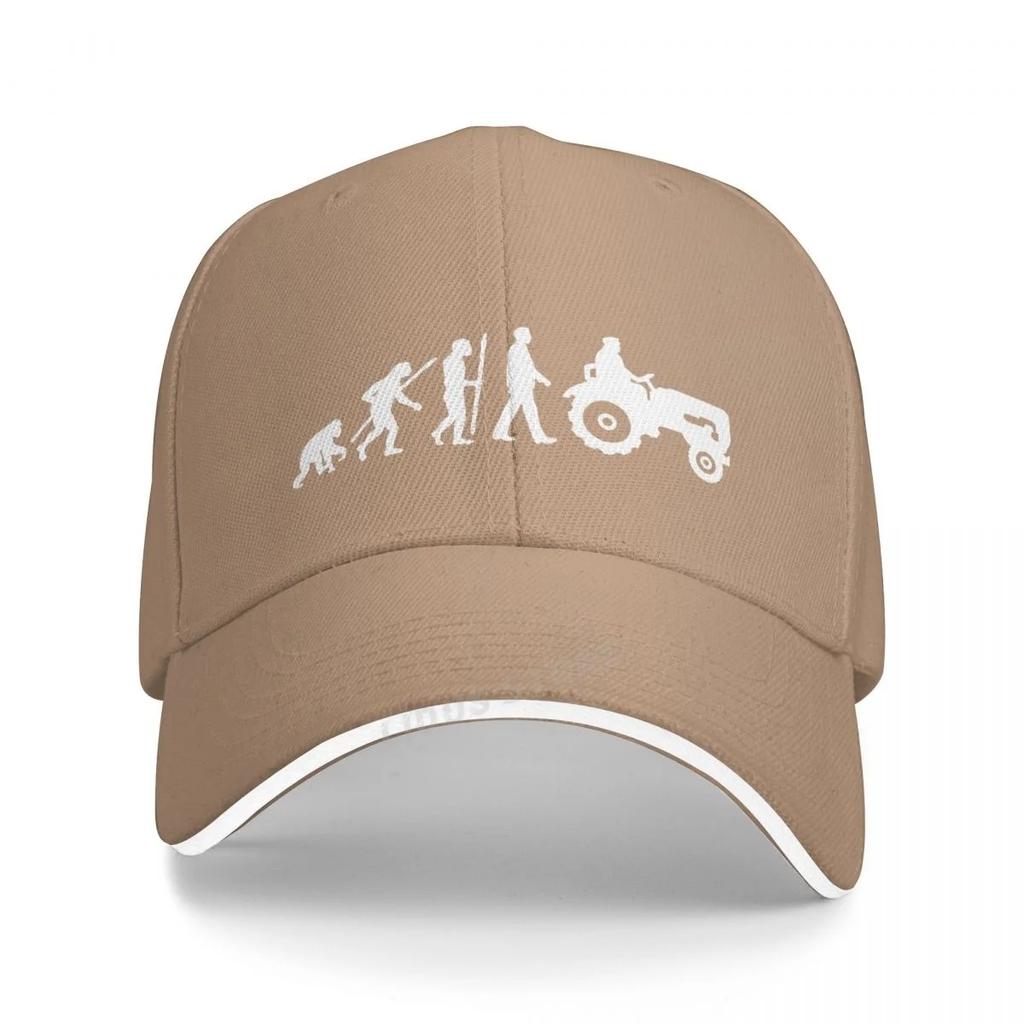 Evolution Of Tractor Baseball Caps Men Fashion Cool Cotton Adjustable Summer Outdoor Farmer Hats