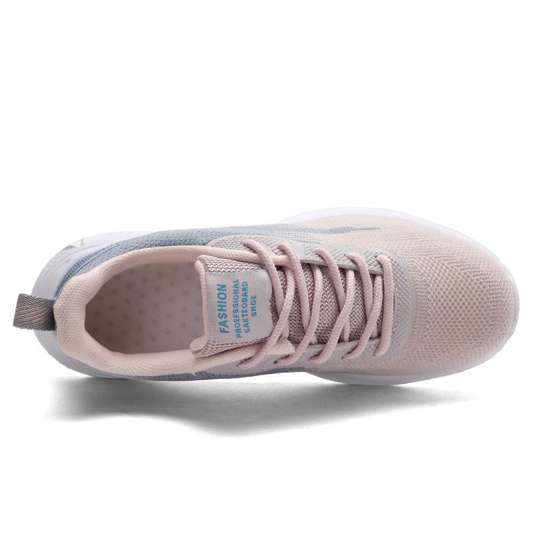 Summer Knitted Sports Shoes for Women – Lightweight Breathable Running & Outdoor Training