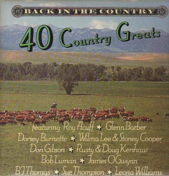 

LP Record VARIOUS - Back In The Country (40 Country Gre DJD28025 DJM Records 1976 UK Folk Used