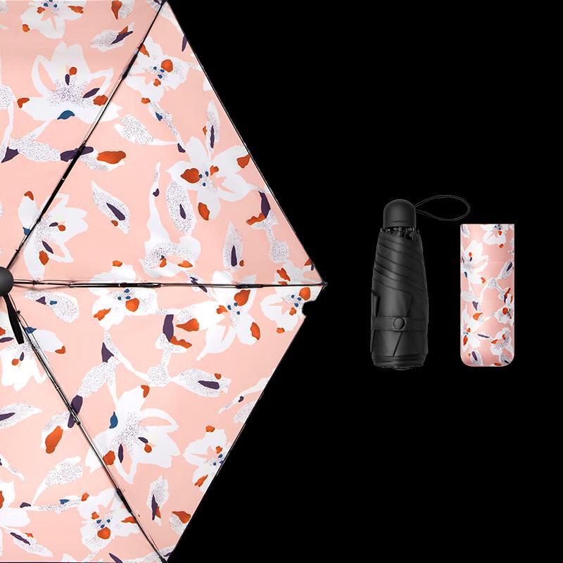 Beneath the Banana Pocket Series 5-Fold UV Sun & Rain Umbrella