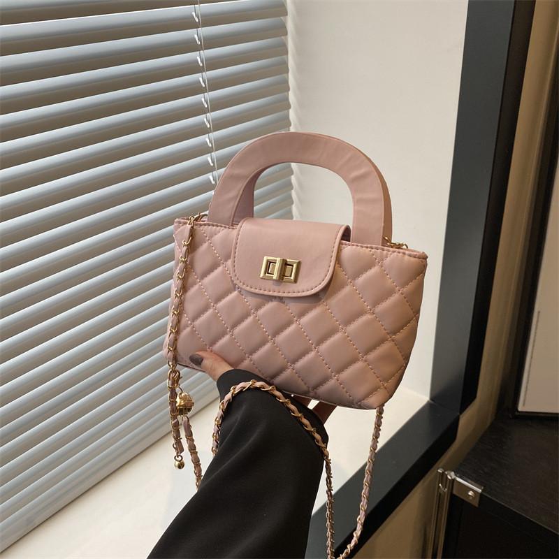 Chic Small Square Pu Bag For Women Fashionable For Spring Summer 2024 Daily Use