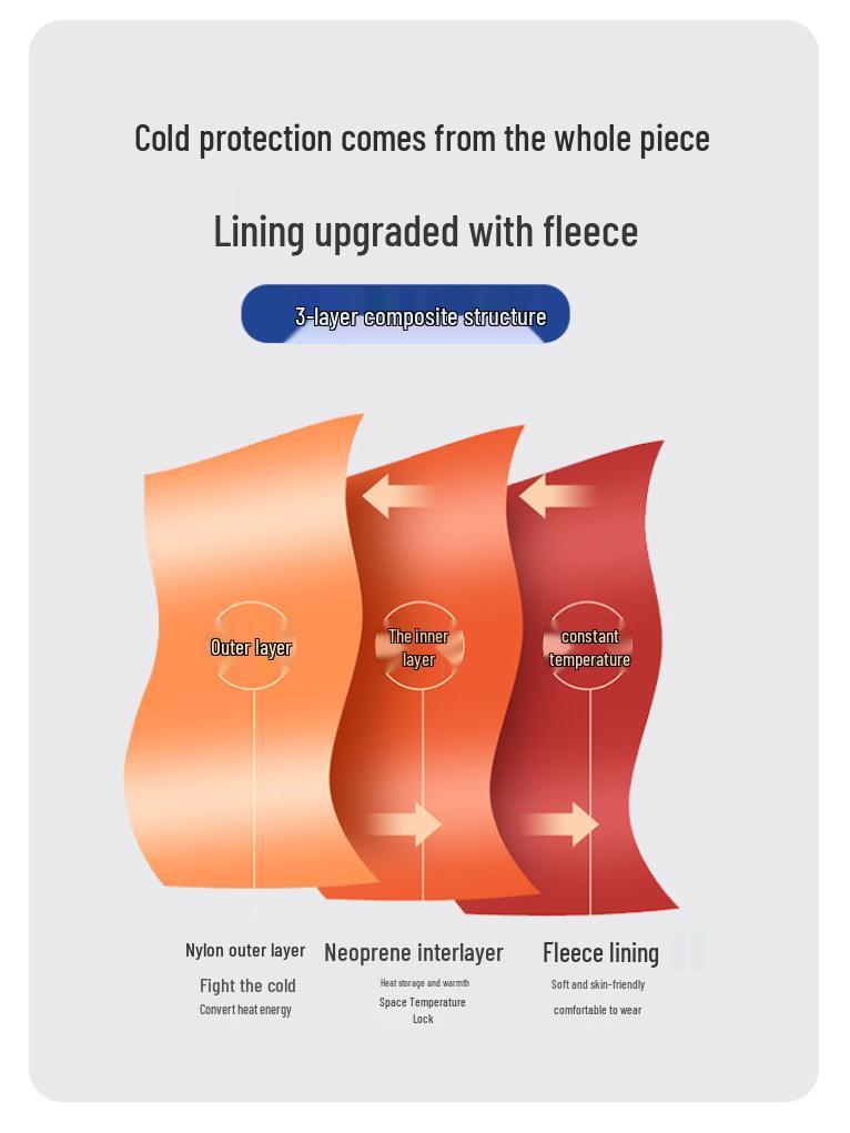 SBART 5/7MM Thick Wetsuit One-Piece, Cold-Protective & Warm Diving Suit with Velvet, Jellyfish Resistant