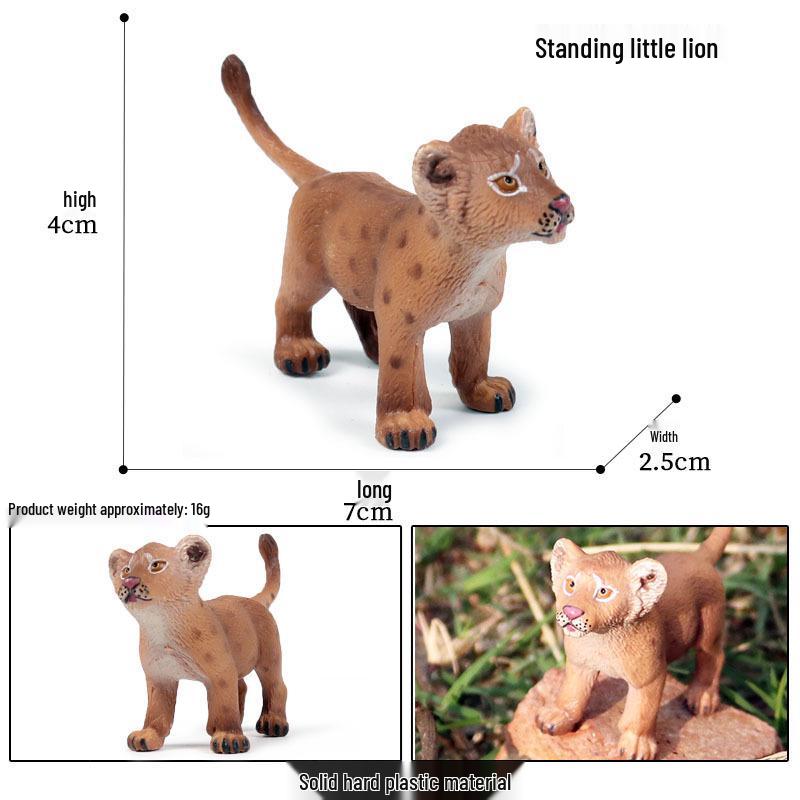 

Симуляция львиного прайда: Фигурки африканских львов и львиц - Пластиковые модели диких животных