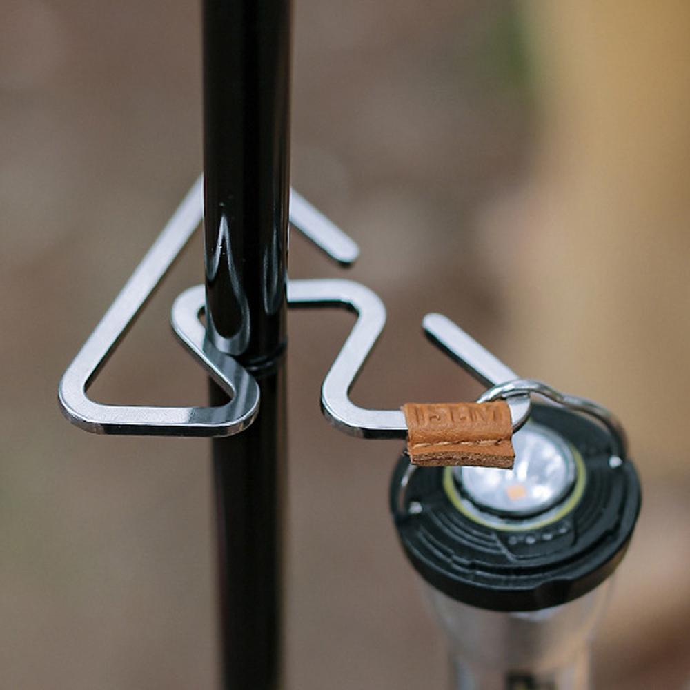 Multifunksjonell Henger Krok Telt Lyshengere Utendørs Camping Vandring Lantern Hung Spenne Rustfri