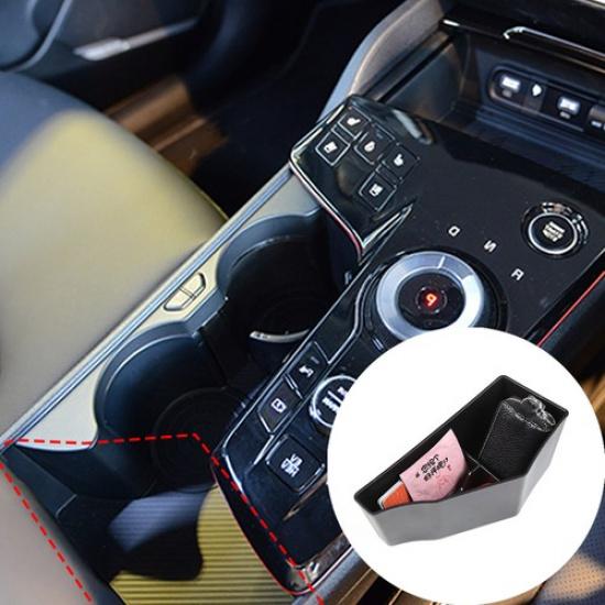 Black ABS Center Console Organizer Storage Box Tray For Kia Sportage NQ5 -24