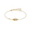 Emporio Armani Brass Component EGS3061710 Women's Gold-Tone Bracelet,