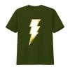 Shazam Unisexs T Shirt Classic Bolt Costume Front Logo Image Design For Fans Vintage Breathable Top For Everyday Wear