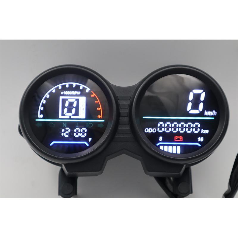 Bajaj CT100 Speedometer Motorcycle Digital Speed Meter RPM Adjustable Modified Dashboard Universal