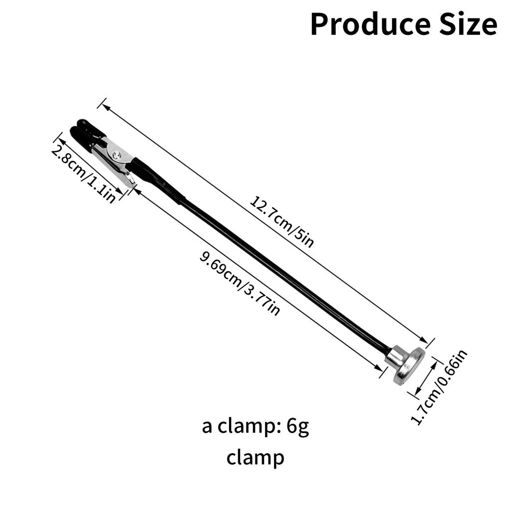 10Pcs Magnetic Alligator Clip Sticks Kit for Flexible Model Painting and Gunpla Projects