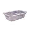 Thick Clear Disposable Rectangular Bento Box with Lid - Food-Grade Plastic
