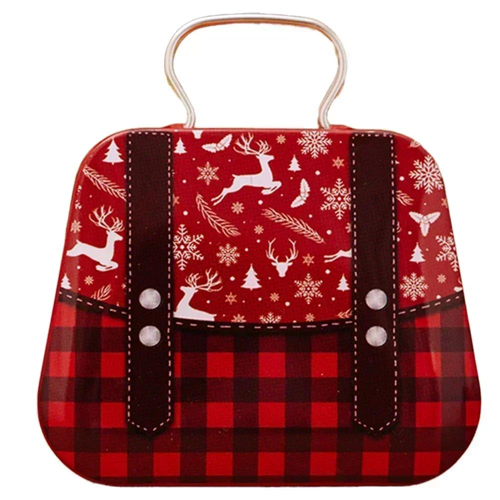 Charming Holiday Decor As Show Metal Cookie Box Ample Space For Treats Effortless Portability For Holiday Treats