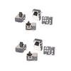 10Pcs 4 Pin Mini Slide Reset Micro Toggle Switch Miniature Humidifier Detection Switch Four Foot Pad Switch Home Decor