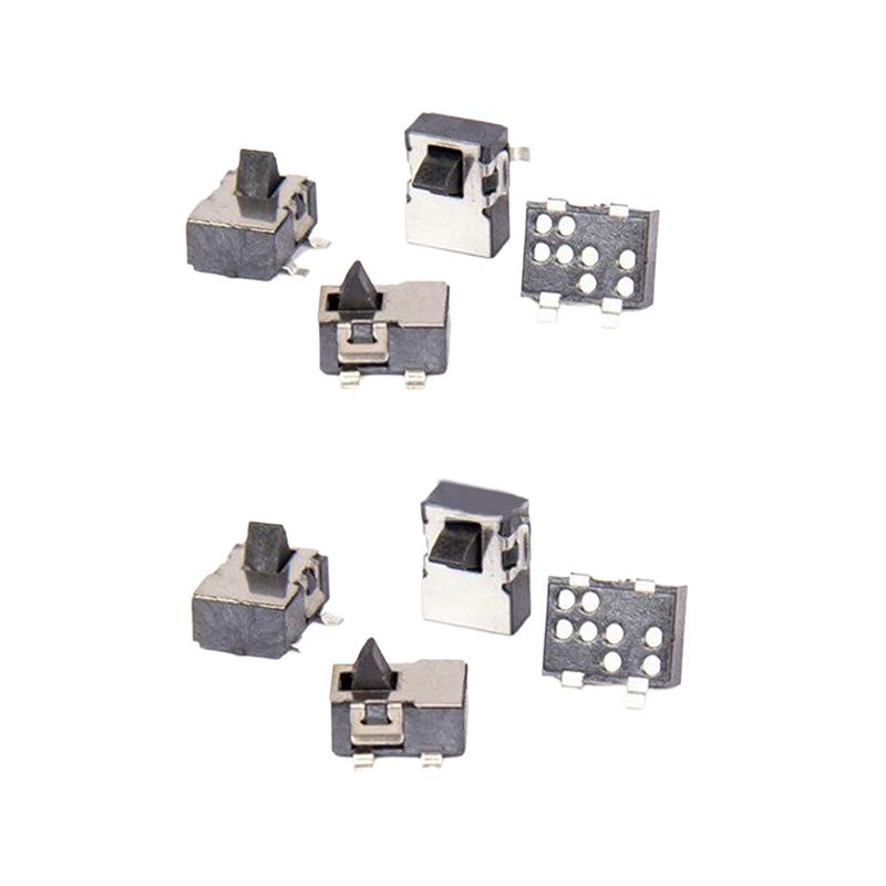 10Pcs 4 Pin Mini Slide Reset Micro Toggle Switch Miniature Humidifier Detection Switch Four Foot Pad Switch Home Decor