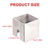 Pack of 3 Grill Spacers Grilling Plate Rack Stainless Steel Texture Suitable for Fire Plate and Grill Barrel Distance