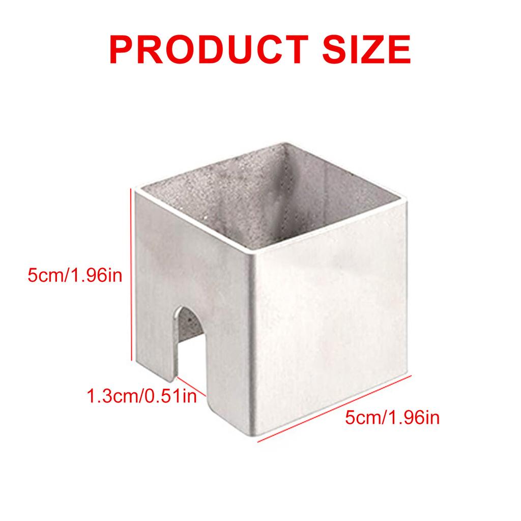 Pack of 3 Grill Spacers Grilling Plate Rack Stainless Steel Texture Suitable for Fire Plate and Grill Barrel Distance