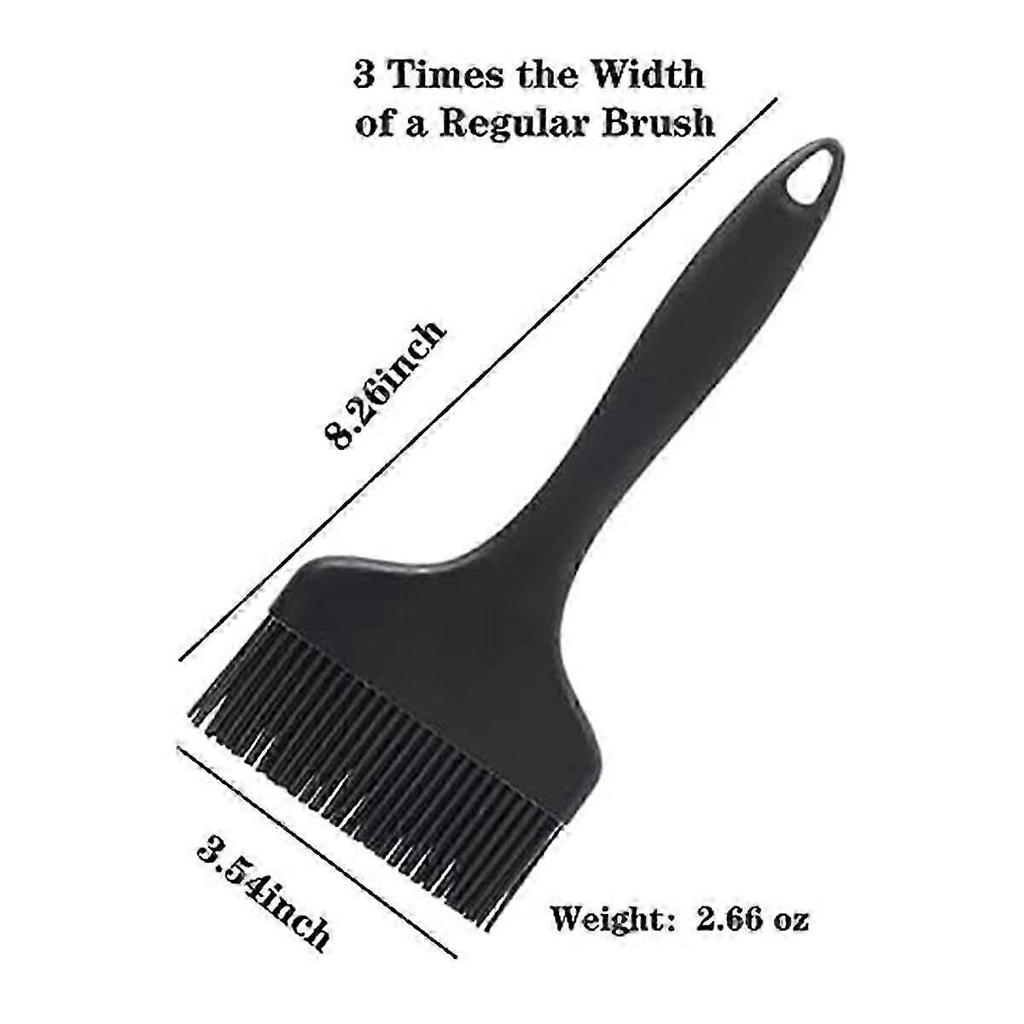 Extra-Large Pastry Brush-Silicone Basting Brush for Cooking, Heat Resistant Food Brush for BBQ, Dish