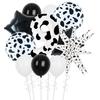 Animal Pattern Cow Pattern Series Printed Latex Ball Digital Column Explosion Star Balloon Children's Birthday Party Decoration