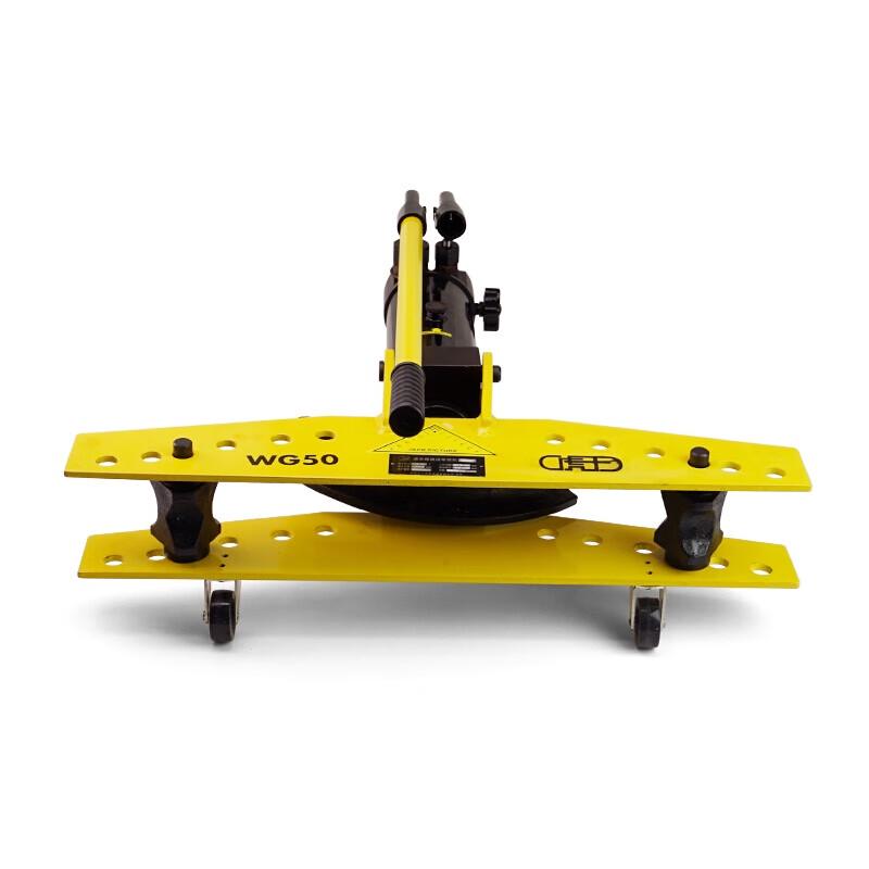 Ручной гидравлический трубогиб Huwang WG100 Штепсель CN (адаптер в комплекте)