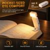 LED Clip On Desk Book Light Battery Powered 3 Color Eye Protection Portable Lamp for Home School Reading