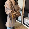 PU Leather Bowling Bag JK Hobo Bag Retro Leather Shoulder Bag  Men