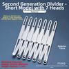 Expandable Aluminum Sewing Gauge for Precise Measurement and Marking in Sewing Crafts Woodworking and Pleating Applications