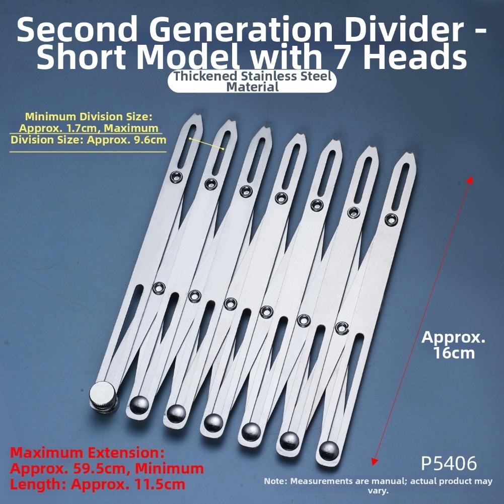Expandable Aluminum Sewing Gauge for Precise Measurement and Marking in Sewing Crafts Woodworking and Pleating Applications