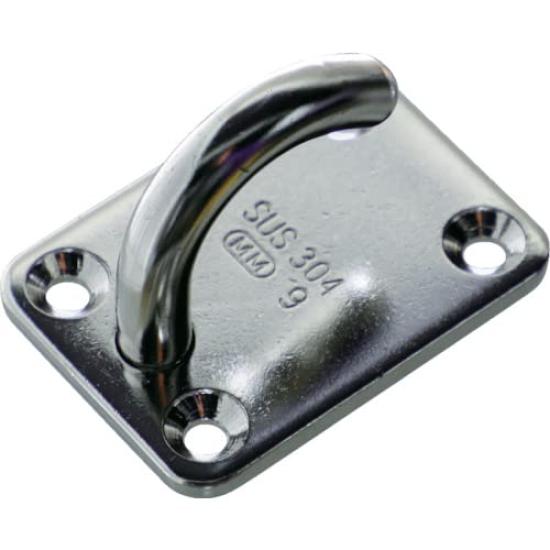 TRUSCO Stainless Steel Open Eye Plate, 12mm, TOIP-12